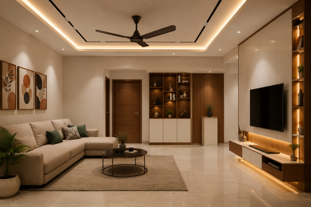 Kerala style home interiors in bangalore