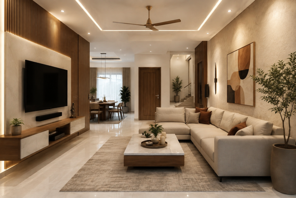 Kerala style home interiors in bangalore